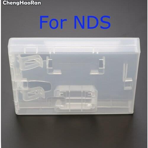 ChengHaoRan For NDS game card box transparent box pet plastic storage protector American and Japanese versions 5 pieces