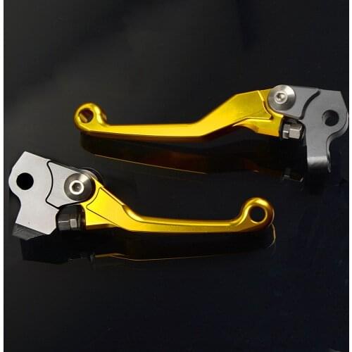 For suzuki RMZ450 2005 2006 2007 2008 2009 2010 2011 2012 2013 2014 2015 2016 Brake Clutch Levers Aluminum Dirt bike Pivot Lever