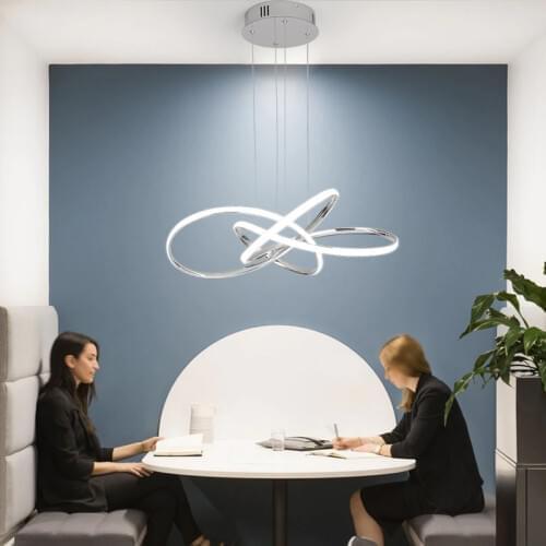 Chrome/Gold Plated Modern led Chandelier for dining room kitchen Room Led chandelier 90-260V Free Shipping