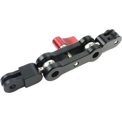 Metal parts GoPro motion camera accessories magic arm universal metal adapter 360 degree rotating camera bracket