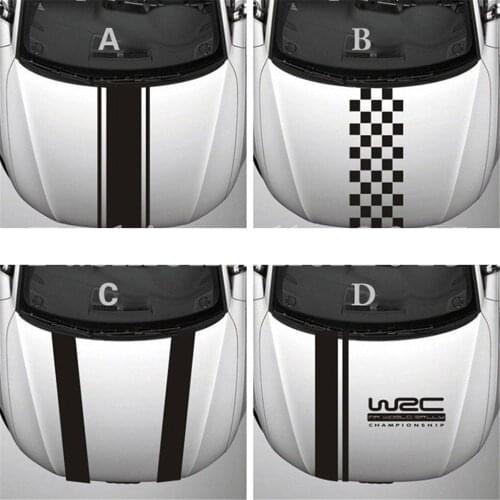 Car Stickers WRC Stripe Car Styling Covers Vinyl Racing Sports Decal Head Sticker Renault Auto Accessories For Car Decoration