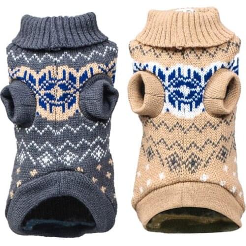 Puppy Sweater Warm Coat Dog Clothes Chihuahua Pet Dogs Cat Knitwear Dog chihuahua Clothing Dogs Winter Doggy Costume For Gatos