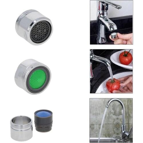 MroMax External Thread Faucet Bubbler Copper Plating Diameter 18/20/22/24/28mm Height 10.9/11/12.1/14/15.3mm Bathroom Facilities