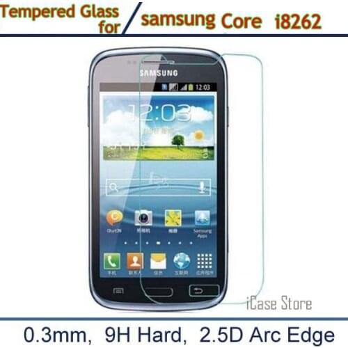 Tempered Glass For Samsung Galaxy Core I8262 Duos Premium Screen Protector Film GT-I8262 8260 Premium Screen Protector Film Case