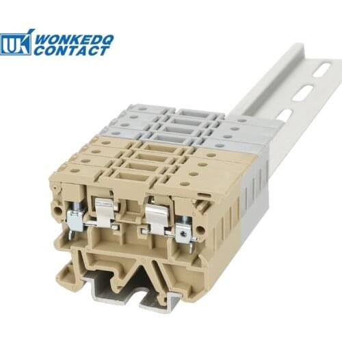 10Pcs ASK1-EN Weidmuller Connector Screw Fuse Terminal Blocks 660V ASK1EN