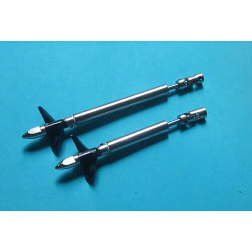 4mm RC Boat Drive Shaft Assembly Shaft+ Bushing+ 2-Blades Propeller+ Universal Cardan Joint Set For DIY RC Boat Model 100-300mm