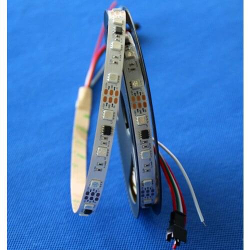 Promotion!! 5m DC12V WS2811 240LEDs (16pixes/m) led digital strip;non-waterproof;IP33;WHITE PCB