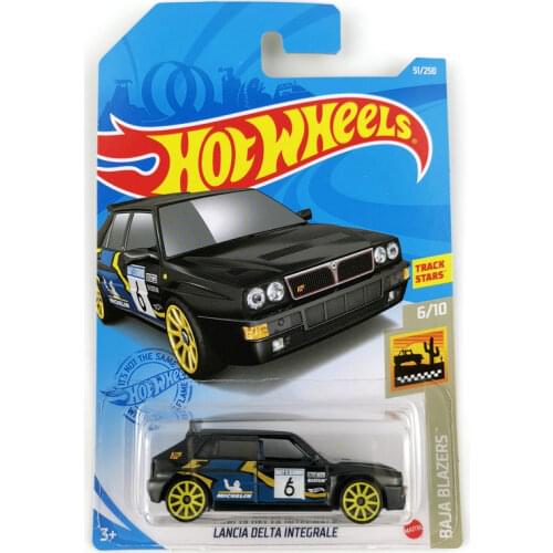 HOT WHEELS Cars 1/64 2021-51 LANCIA DELTA INTEGRALE Collector Edition Metal Diecast Model Car Kids Toys