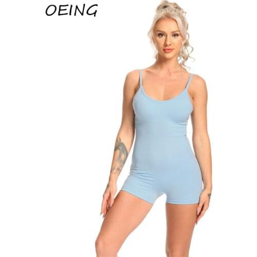 Seamless Lounge Wear Sport Yoga Jumpsuit Sets Spandex Workout Shorts Clothes Tights Quick Dry Activewear Playsuits