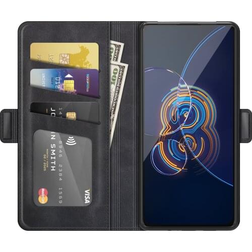 Case For Asus Zenfone 8 Flip Leather Wallet Flip Cover Vintage Magnet Phone Case For Asus Zenfone 8 Flip Coque