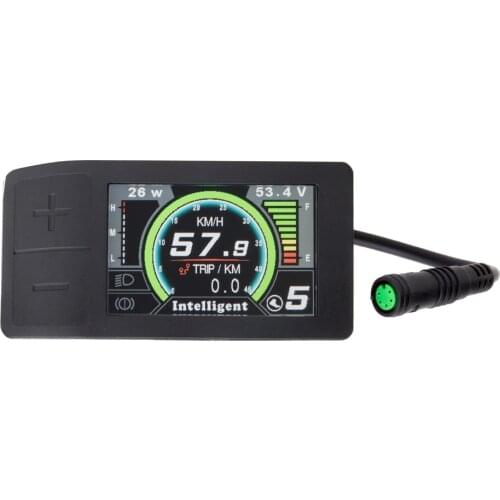 E-bike TFT LCD 500C Display Speed Indicator Computer For Bafang 8FUN Mid Hub Motor 36V 48V 52V 60V 750W Electric Bicycle Parts