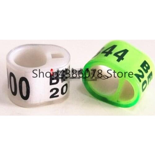 Colorful cheap Aerodynamic combination ring good quality pigeon racer leg feet ring bands bright color bands pigeon foot rings