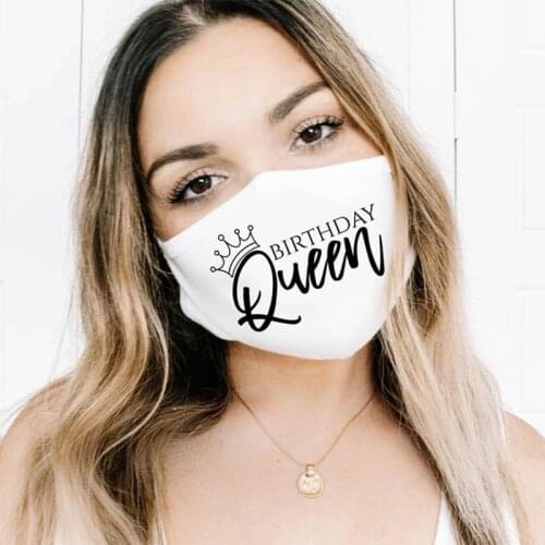 Birthday queen sash mask 16th 21st 30th 40th 50th 60th 70th 80th Birthday Party Decoration supplies gift present Photo props