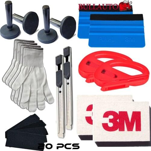 Car Wrapping Installation Tools Kit Vinyl Wrap 3M Squeegee Glove Magnet
