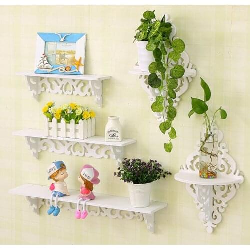 Punch-free Bathroom shelf wall hanging decorative partition bedroom bathroom hardware Kitchen fixture bathroom equipment