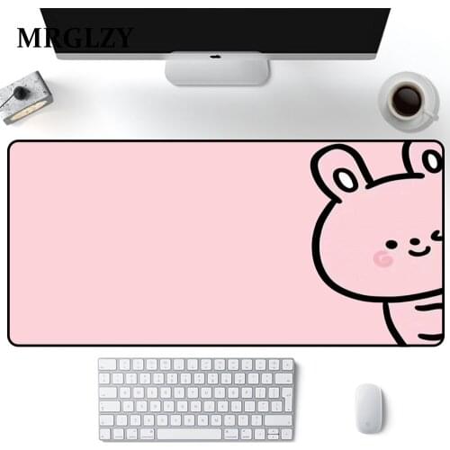 Cute Animal Rabbit Koala Dog corgi Crocodile Bear Unique Desktop Game Mousepad Large Mouse Pad Keyboards Mat Gaming Desk Xxl