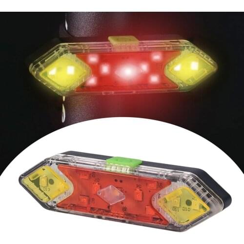 Bike Taillight Waterproof Riding Rear Light Usb Rechargeable Mountain Bike Cycling Light Tail-lamp Bicycle Light