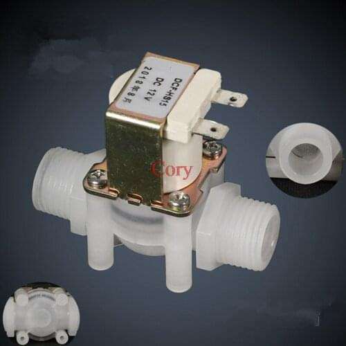 1PC For washing machine 1/2" Male DC 12V 24V AC 220V Plastic Universal solenoid valve electromagnetic valve inlet/drain valve