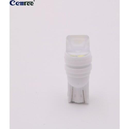 10 PCS CENREE Car LED Light Type T10 White Ceramic Car LED Width Light Interior Exterior Lamp Bulbs 200ML