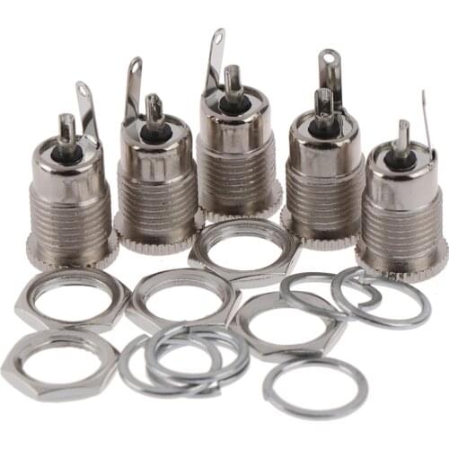 5Pcs/Lot DC099 5.5 *2.5mm DC Power Jack Socket Female Panel Mount Connectors