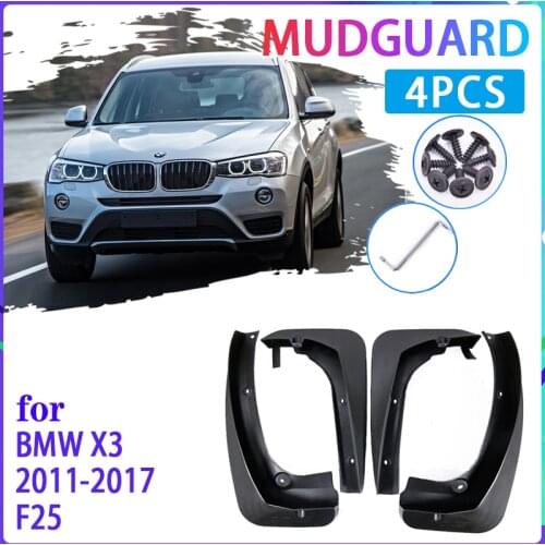 Car Mud Flaps For BMW X3 F25 2011~2017 2012 2013 2014 2015 2016 Mudguard Splash Guards Fender Mudflaps Auto Accessories