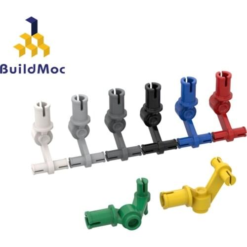 BuildMOC 61483 1.4X2.8X1.6 aircraft wheel bracket For Building Blocks Parts DIY Construction Creative gift Toys