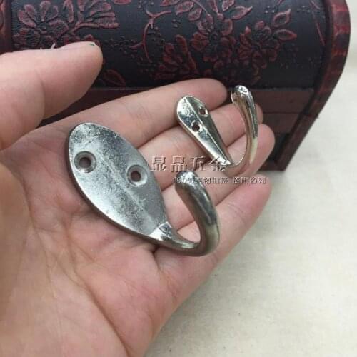 Coathook Black clothes hanging hook Single hook Antique Furniture Hardware hook up Furniture Hook wholesale