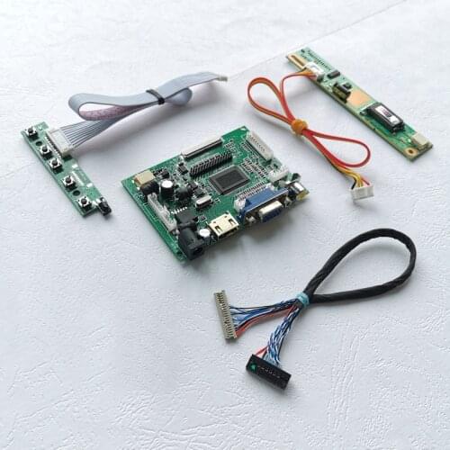 For B121EW03/B121EW05/B121EW06 LVDS 20Pin notebook panel 1CCFL 12.1" 2AV+VGA 1280*800 LCD screen controller drive board kit