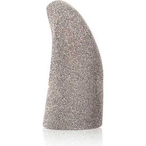 Breathable Game Controller Finger Cover Sweat Proof Gaming Finger Gloves Non-Scratch Sleeve Silver Fiber And Spandex Finger Cot