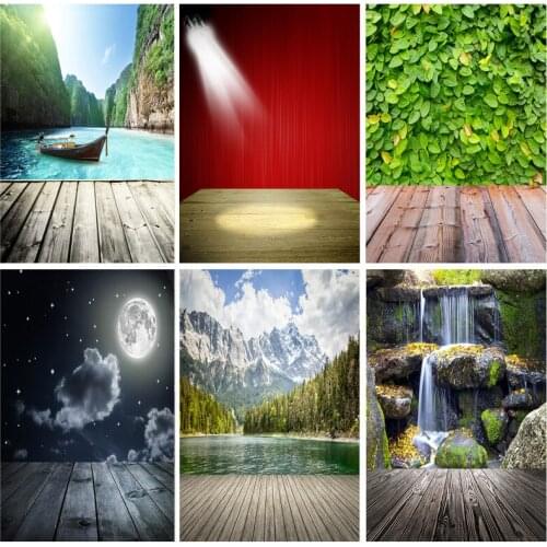 SHENGYONGBAO Landscape Spring Forest Photography Backgrounds Sky Sea Scenery Baby Portrait Photo Backdrops Studio 210309TFX-02