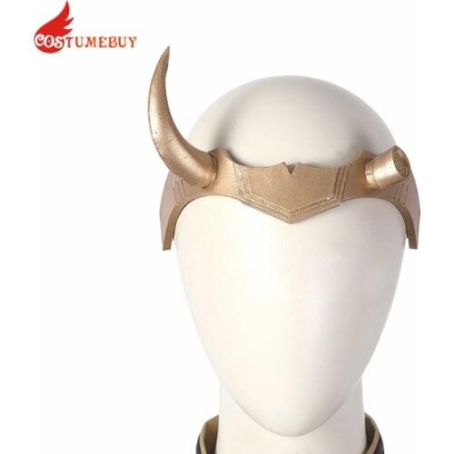Costumebuy Lady Loki Mask Helmet Cosplay Loki season one Sylvie Variant Head Wear Costume Halloween Props Party Mask vs Loki