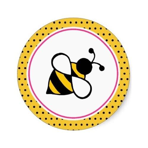 3.8cm Bee Stickers