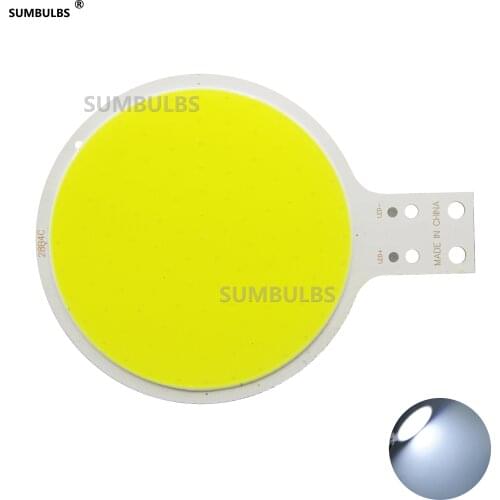 2019 new Customized DC 12V 50W Racket size high bright COB LED Panel light cold white 6500k for DIY Lamp Light bulb