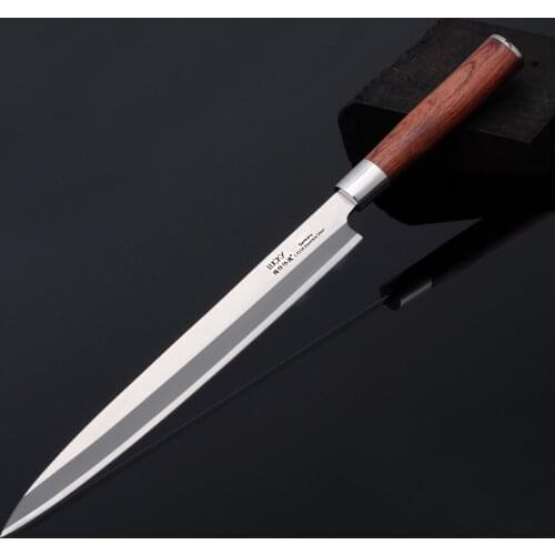 11inch Left Hand Japanese Sashimi Knife German Stainless Steel Sushi Yanagiba Fish Filleting Kitchen Knives Cooking Tool 9.2G