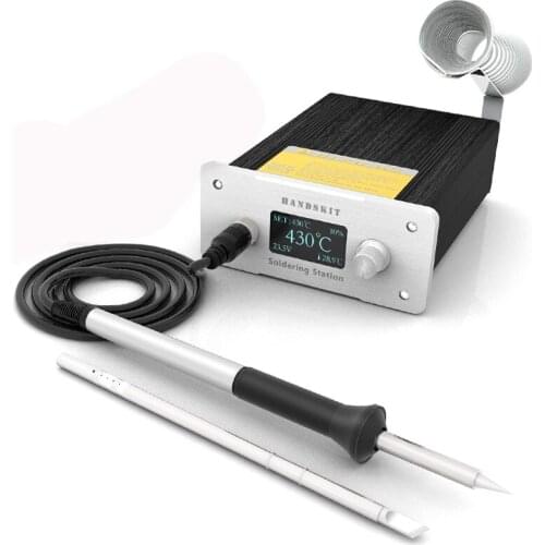 T12 Soldering Station STM32 2.1S 5Pin OLED 1.3 Display Adjustable Temperature Digital Electronic With Soldering Tips Welding