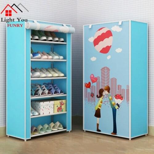 Dustproof Home Shoe Racks Organizer Multiple Layers Shoes Shelf Stand Holder Door Shoe Rack Save Space Home Wardrobe Storage