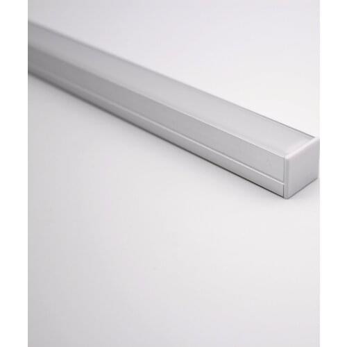 QSG-1715D;LED aluminum profile(anodized silver color) with PC cover;for flexibe or hard LED strips