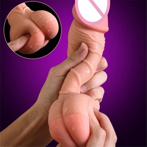 Realistic Penis Enlarger Sleeve With Pussy Fake Ass Men Masturbator Women Dog Real Dildo For Couples Gay Sex Toys Big Anal Toys