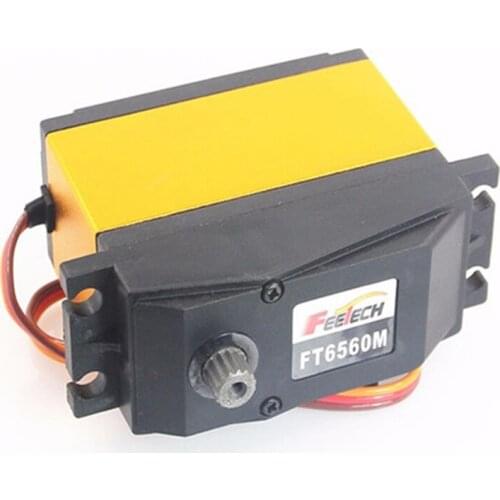 Feetech 7.4V 60kg Rc Servo High Torque Metal Gear 120 degrees Digital Big servo motor FT6560M For 1/5 rc Car Robot Parts