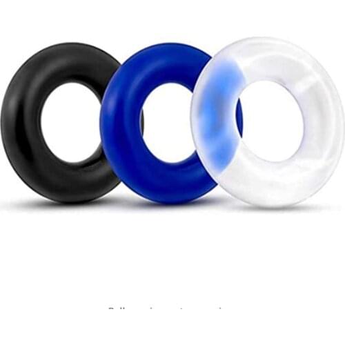 ORISSI 3 Pcs/Lot Silicone Stretchy Extend Make Love Time Delay Ejaculation Cock Ring Cockring For Men Sex Toys