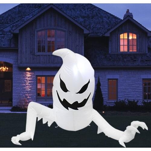 2021 Halloween Decoration Inflatable Ghost Elf Courtyard Lawn Festival Party Decor Gifts Indoor Outdoor with LED Lights Toys