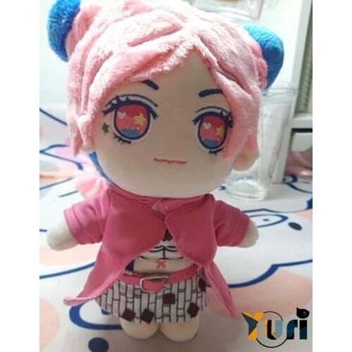 Jojos Bizarre Adventure Jolyne Cujoh Pink Plush 20cm Doll Toy Soft Clothes Clothing Cute Collection Limit Fan Gift