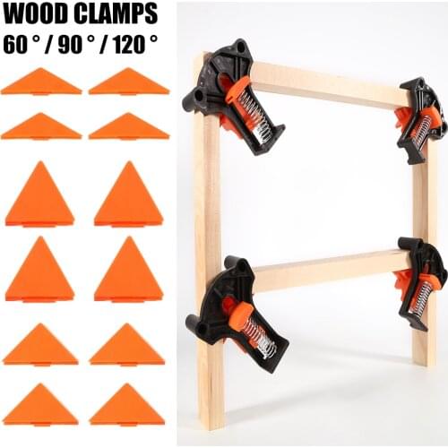 60 90 120 Degree Woodworking ClampRight Angle Fixing Clips Picture Frame Corner Clamp Woodworking Hand Tool DIY Fixture Tool