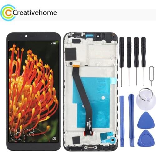 LCD Screen and Digitizer Full Assembly with Frame for Huawei Y6 (2018)