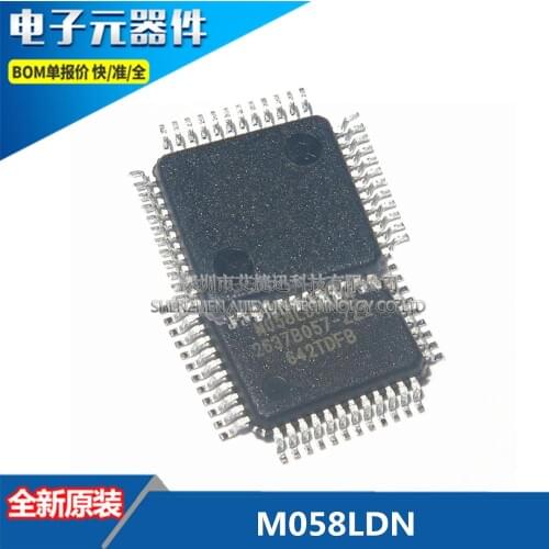 10PCS 100% New and original M058LDN LQFP-48 32-bit Microcontroller in stock