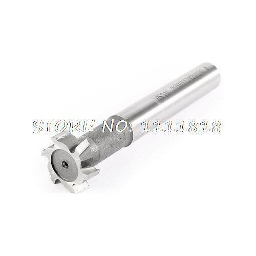20mm x 6mm Cutting 12mm Straight Shank 6 Flutes HSS T Slot End Mill Replacement