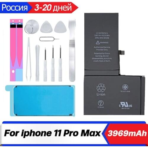 Mobile phone For iphone 11 Pro max 11 promax With Free Repair Tool Kit 3969mAh 100% New Li-Polymer Built In Replacement Battery