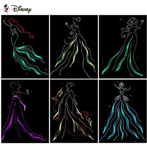 Disney Diamond Painting "Cartoon princess" Cross Stitch Custom Photo Diamond Embroidery Square Round Drill Home Decor