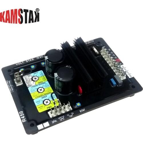 AVR R450 Automatic Voltage Regulator avr generator brushless 3 phase stabilizer for Original diesel power alternator spare part