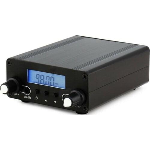 CZE-05B 0.1/0.5W Wireless PLL FM Transmitter LCD Display 76MHz~108MHz Antenna Home Broadcast GK99